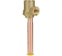 Home Range Westco 22mm Surrey Flange - Brass Hot Water Cylinder Outlet Fitting For Showers, Pumps & Vent Connections