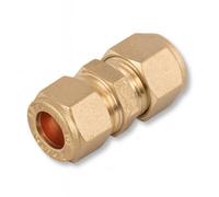 Home Range Westco 22mm X 15mm Brass Compression Reducer Coupling C X C Pipe Fitting