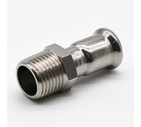 Home Range Westco 22mm X 3/4" Stainless Steel Press Fit Coupling - Copper To Male Iron Connector For Water Systems