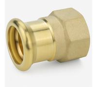 Home Range Westco 28 X 1" Press Gas Coupling - Copper X Female Iron (Fi) Adapter For Gas Pipework