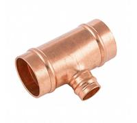Home Range Westco 28 X 28 X 15mm Copper Reduced Tee Sr25 - Solder Ring C X C X C Fitting For Hot And Cold Water Pipework
