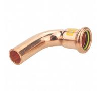 Home Range Westco 28mm 45 Degree Street Elbow Press Gas - Copper Fitting For Gas Pipe Systems - Secure Joint - Durable Leak-Free Seal