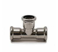 Home Range Westco 28mm Equal Tee Stainless Steel Press Fitting - Cxcxc Tee For Water Systems
