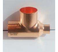 Home Range Westco 28mm X 15mm X 28mm Copper Reducing Tee Ef26 - Pipe Branch Fitting