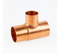 Home Range Westco 28mm X 22mm X 22mm Copper Reducing Tee Ef27 - Pipe Branch Fitting