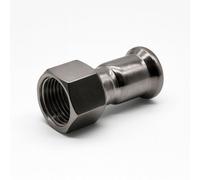 Home Range Westco 28mm X 3/4" Stainless Steel Press Female Coupling - Press Fit To Bsp Thread - Water & Heating Systems