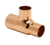 Home Range Westco 35 X 28 X 35mm Reducing Tee Ef26 - Copper End Feed Fitting, Capillary Joint, Strong & Corrosion Resistant