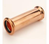 Home Range Westco 35mm Copper Press Slip Coupling - Straight Pipe Repair Fitting For Water Systems