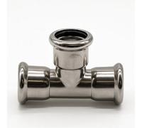 Home Range Westco 35mm Stainless Steel Press Fit Equal Tee - Water System Pipe Fitting For Branch Connections