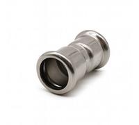Home Range Westco 35mm Stainless Steel Press Straight Coupling - Water & Heating Pipe Connector