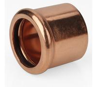 Home Range Westco 35mm Stop End Copper Press Fitting - Water Pipe Connector