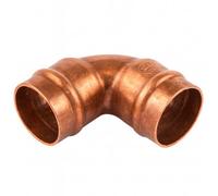 Home Range Westco 42mm Copper 90 Degrees Solder Ring Elbow Sr12 - End Feed C X C Pipe Fitting For Plumbing Systems