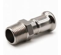 Home Range Westco 42mm X 1 1/2" Stainless Steel Press Coupling - C X Male Thread - Water & Heating Pipe Fitting