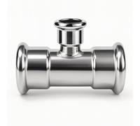 Home Range Westco 42mm X 42mm X 22mm Stainless Steel Press Reducing Tee - Drinking Water & Heating Pipe Fitting