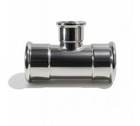 Home Range Westco 54 X 54 X 35mm Stainless Steel Press Reducing Tee - Water Pipe Fitting - Heating & Potable Water Systems