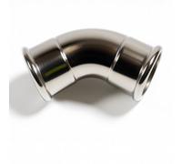 Home Range Westco 54mm Stainless Steel Press 45 Degrees Equal Elbow - Water & Heating Pipe Direction Change Fitting