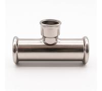 Home Range Westco 76 X 76 X 35mm Stainless Steel Reducing Tee - Press Fit Water Pipe Connector