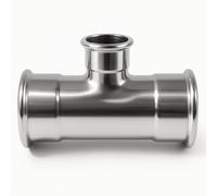 Home Range Westco 76mm X 76mm X 42mm Stainless Steel Press Reducing Tee - Drinking Water & Heating Pipe Fitting