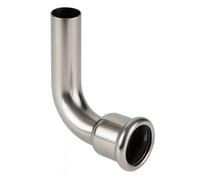 Home Range Westco Press Fitting 15mm 90 Degrees Street Elbow - Stainless Steel, Water Press Connector