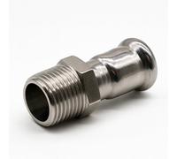 Home Range Westco Press Fitting Coupling 22X1/2" Cxmi - Stainless Steel, Press-To-Bsp Male Connector For Water
