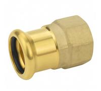 Home Range Westco Press Fitting Coupling 28X1" Cxfi - Dzr Brass, Press-To-Bsp Female Connector For Water