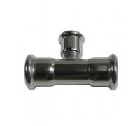 Home Range Westco Press Fitting Reducing Tee 35X35X22mm - Stainless Steel, Water Press Connector