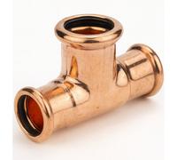 Home Range Westco Press Fitting Tee 28X22X28mm - Copper Reduced T Connector, Water Press System
