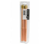 Home Range Westco Trade M12 Copper Tails Pair - 15mm X 250mm Compression Fitting, Durable Solid Copper Pipe Extensions For Plumbing Use