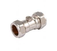 Home Range Westco Wras 22mm Compression Chrome Isolating Valve