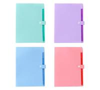 Home Receipt Organizer - Expanding A4 File Folder, Accordion File, Multifunction Paper Storage Case, Seven Pocket Document Sorter | Travel Study Office Desk Filing System