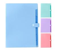 Home Receipt Organizer - Expanding A4 File Folder, Accordion File, Multifunction Paper Storage Case, Seven Pocket Document Sorter | Travel Study Office Desk Filing System