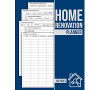 Home Renovation Planner: House Renovation Project Organizer | Home Improvement Journal Log Book