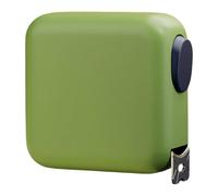 Home Repair Measuring Tool 5 Meter GREENER Compact Steel Tape Housing Side Control for Wall Shelf Door Frame Sizing Retractable Measuring Tool Steel Tape Side Control Case Furniture Sizing Renovation