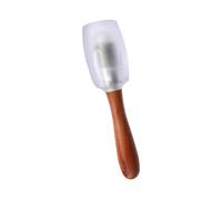 Home Repair Tapping Hammer Polycarbonate Head Curved Handle Manual Tool Single Piece for Furniture Setup Panel Alignment House Workshop Maintenance Carpentry Tapping Hammer Clear Face Tool Household