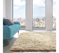 Home Republic Alaska Sponged Shaggy Rug - Beige