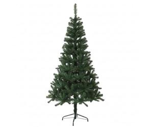 Home Republic Artificial Christmas Tree, Premium PVC Pine, Hinged Branches with Foldable Metal Stand, Easy Assembly Holiday Decoration, 400 Tips (150cms (5ft))