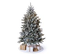 Home Republic Artificial Christmas Tree with LED Lights, Snow Pine Branche in White | Size: 60 cm x 80 cm Home Republic White 60 cm x 80 cm