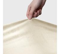 Home Republic Beige Faux Mink Stretch Fitted Sofa Cover Two Seater