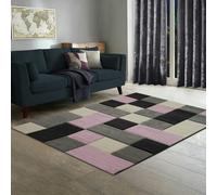 Home Republic Dexter Carved Rug - 60 x 110 - Pink