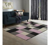 Home Republic Dexter Carved Rug - Pink