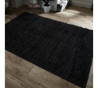 Home Republic Majestic Shaggy Rug - Black