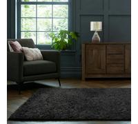 Home Republic Montana Fluffy Rug - 60 x 110 - Grey