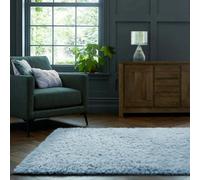 Home Republic Montana Fluffy Rug - Seafoam