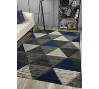 Home Republic Vision Carved Rug - 60 x 110 - Blue