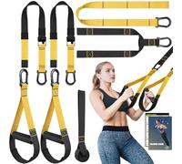 Home Resistance Training Kit, Resistance Trainer Exercise Straps with Handles, Door Anchor and Carrying Bag for Home Gym, Bodyweight Resistance Workout Straps for Full-Body Workout