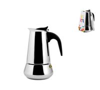 Home Rika Stainless Steel Coffee Maker, Induction, 4 Cups