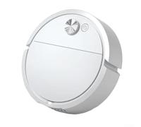 Home Robotic Cleaner with Dual-Function Suction and Mopping, Adaptive Navigation, Battery Indicator and App-Controlled Cleaning (White)