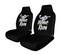 Home Run Football Touchdown Sports Soft Car Seat Covers for Universal Automotive Seats Cover Accessories Interior Decorations 2PCS
