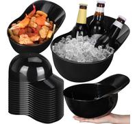 Home Run Party Bowls 70oz Baseball Cap Snack Containers for Ice Cream Popcorn Snacks Large Capacity Lightweight Plastic Food Parties Weddings Camping Barbecue Family Gatherings