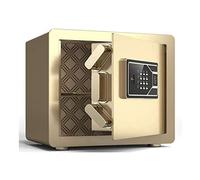 Home Safe - Digital Security Safe Box Wall-In Lock Box for Cash with Number Keys Emergency Lock Perfect for Valuables & Important Documents